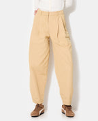 Pantalon barrel avec pinces