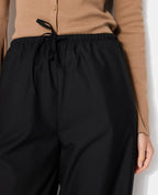 Pantalon droit avec ceinture élastiquée