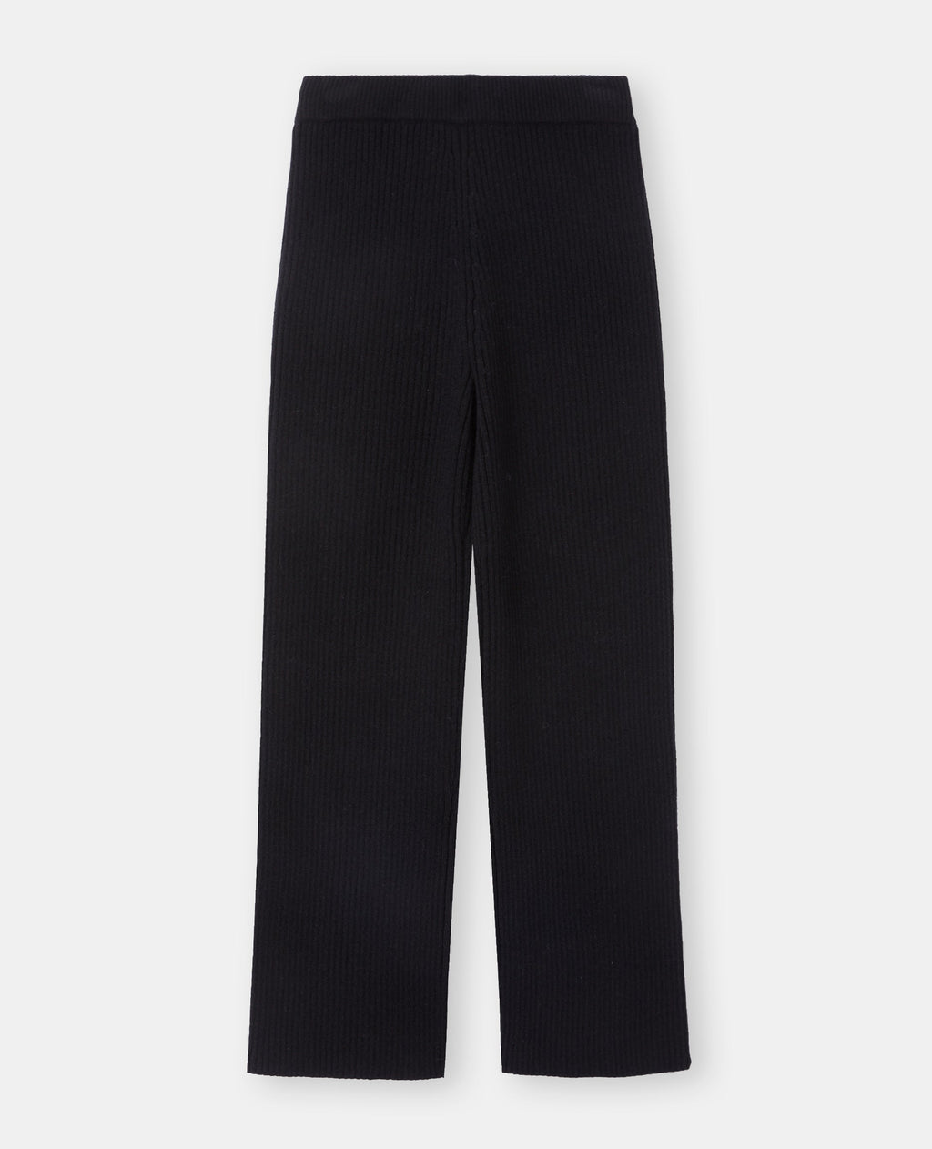 Pantalon en maille côtelée épaisse