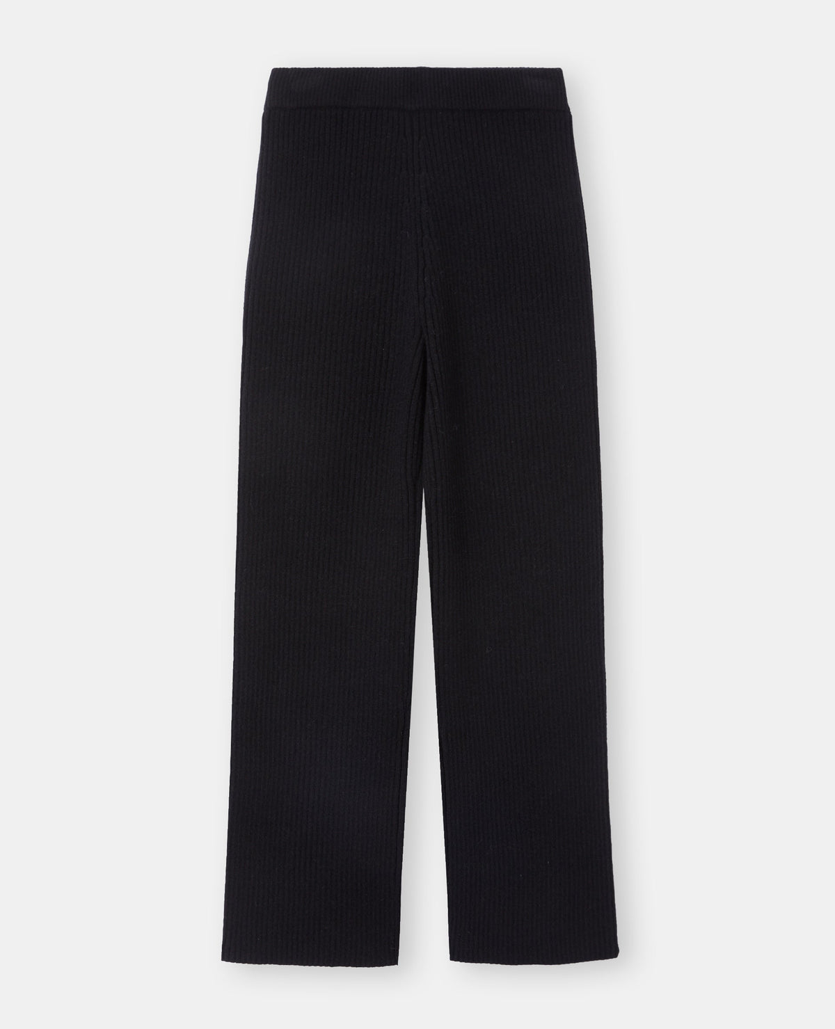 Pantalon en maille côtelée épaisse