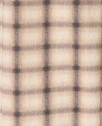 Jean droit avec grand revers motif carreaux