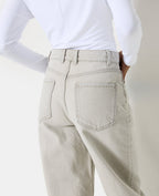 Jean barrel taille haute