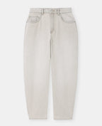 Jean barrel taille haute