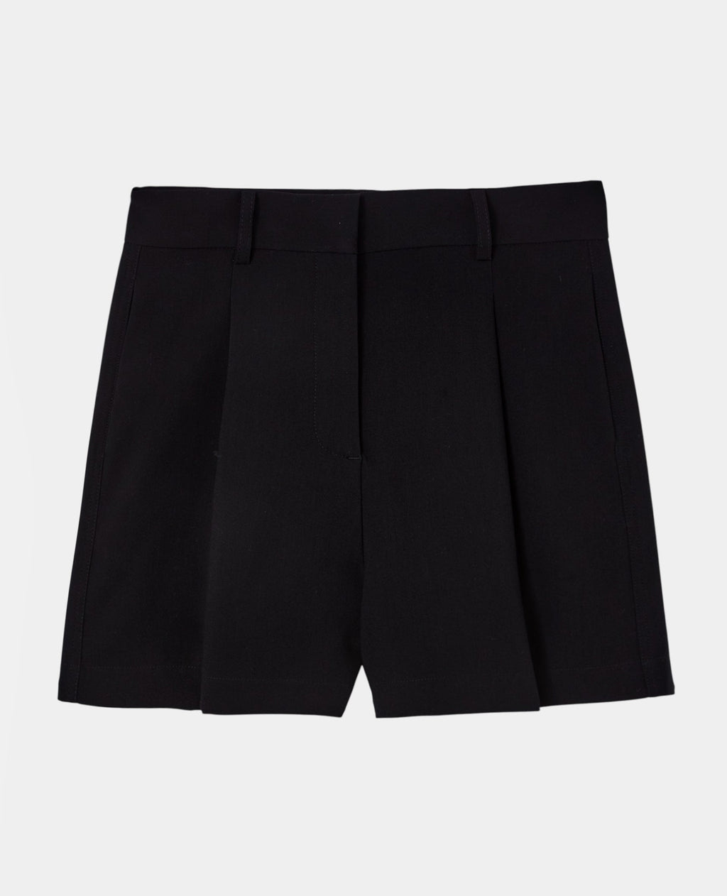 Short city taille haute avec pinces
