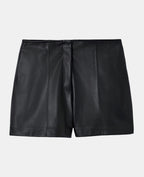 Short city taille haute en simili