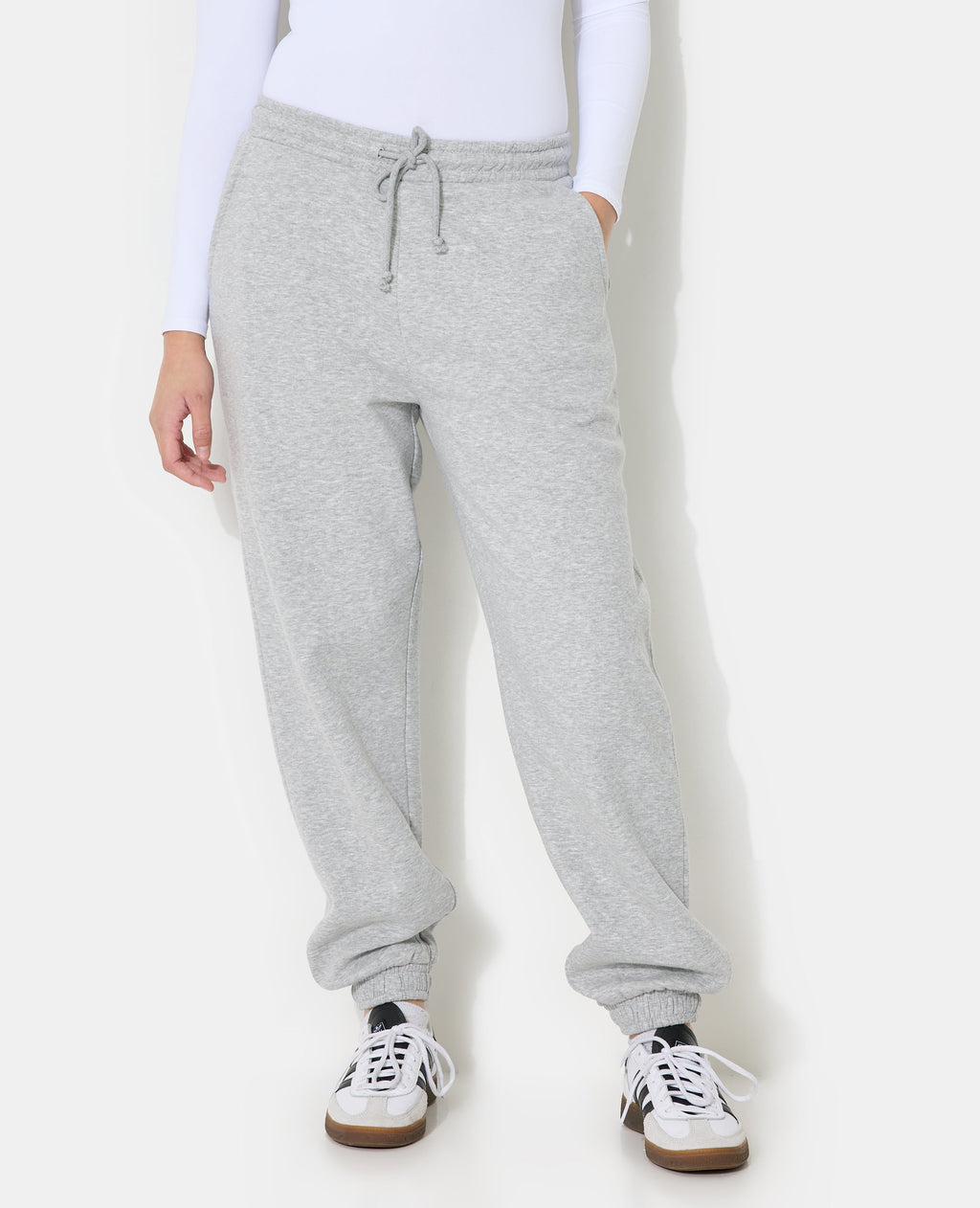 Pantalon de jogging en molleton bas élastiqués