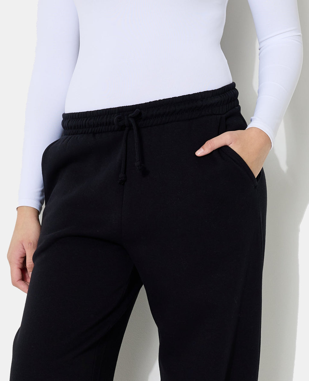Pantalon de jogging en molleton bas élastiqués