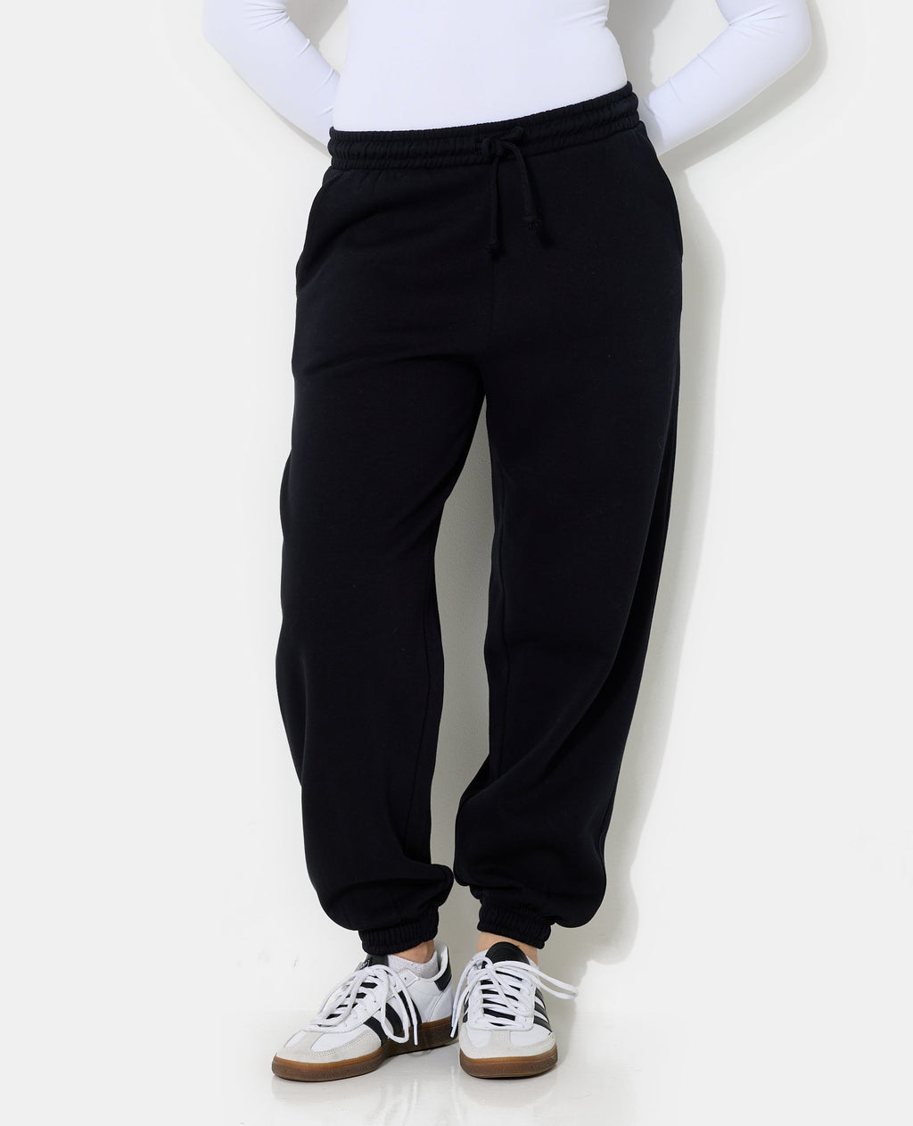 Pantalon de jogging en molleton bas élastiqués
