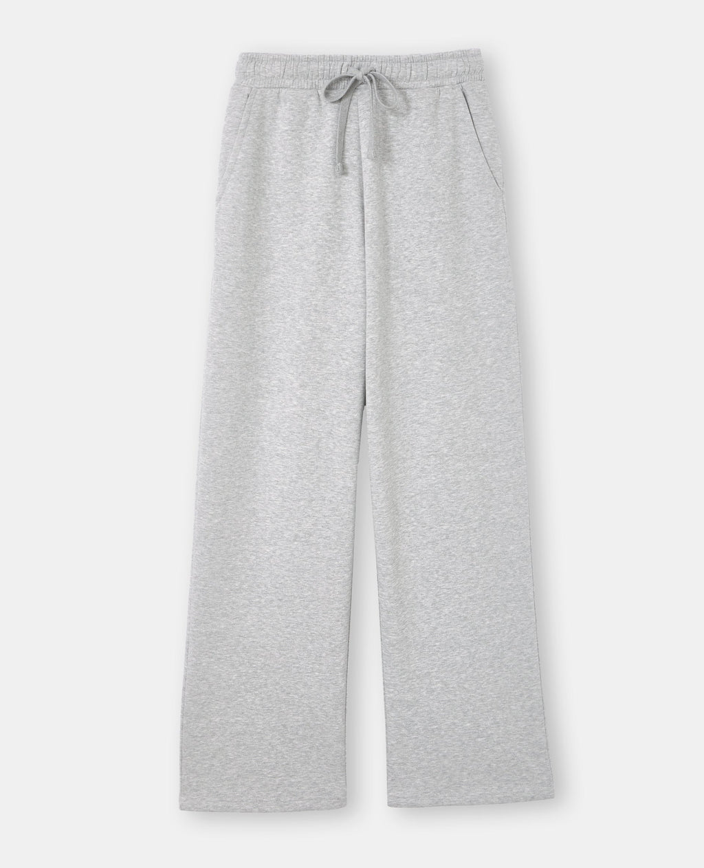 Pantalon de jogging bas droits en molleton