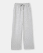 Pantalon de jogging bas droits en molleton