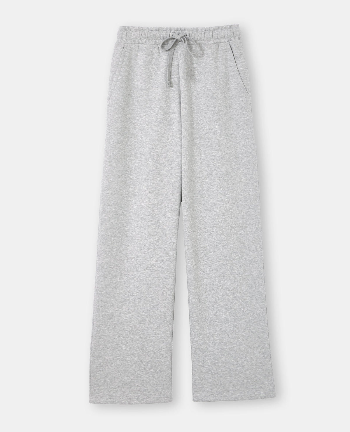 Pantalon de jogging bas droits en molleton