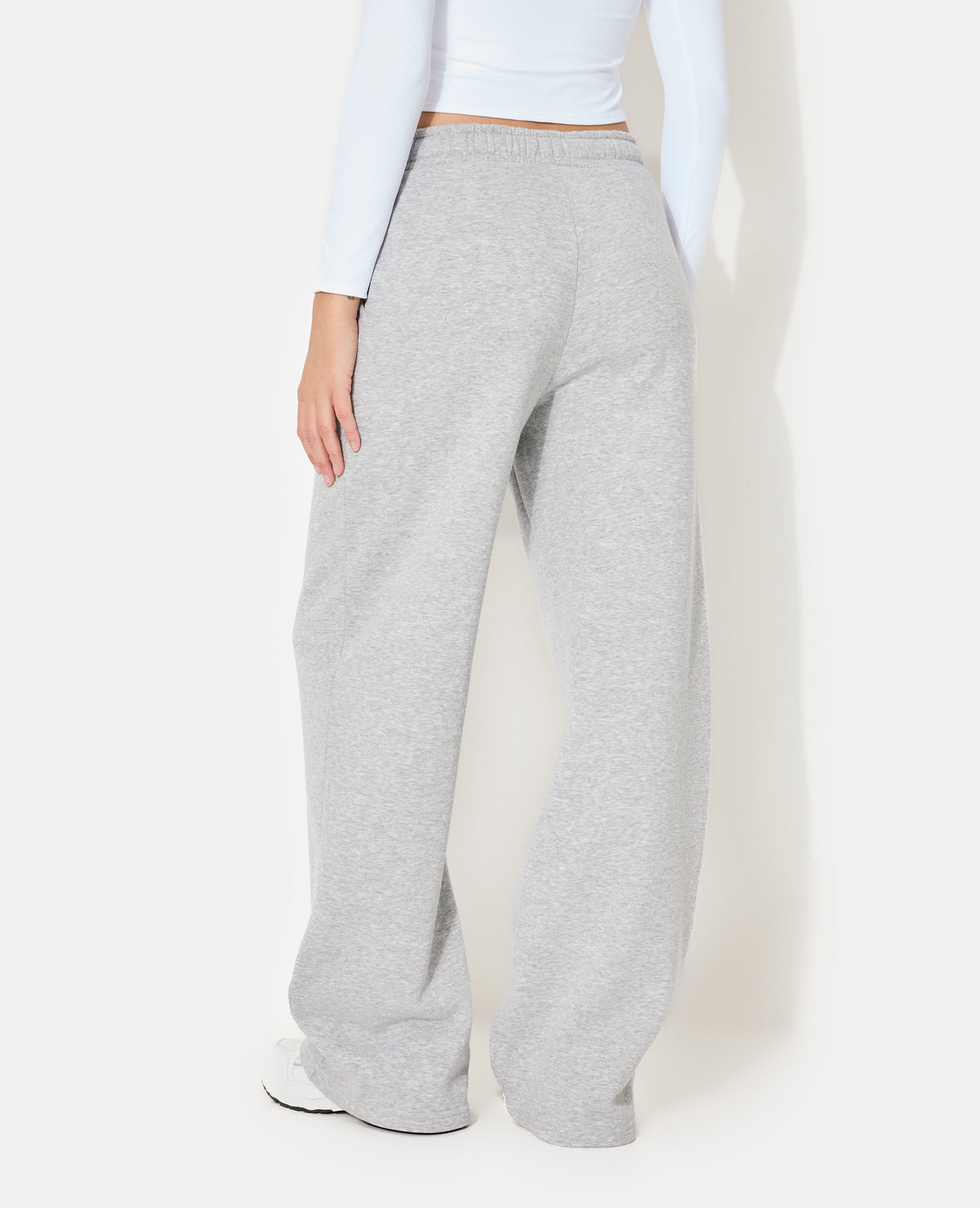 Pantalon de jogging bas droits en molleton