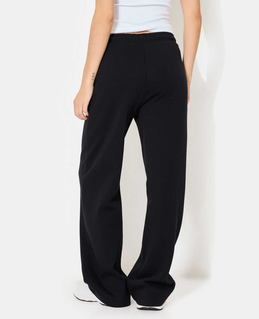 Pantalon de jogging bas droits en molleton