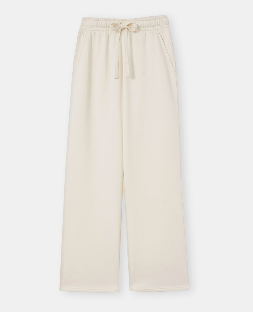 Pantalon de jogging en molleton bas droits