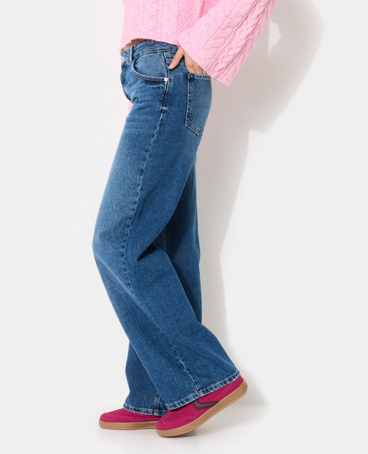 J71-3 / Jean wide taille basse