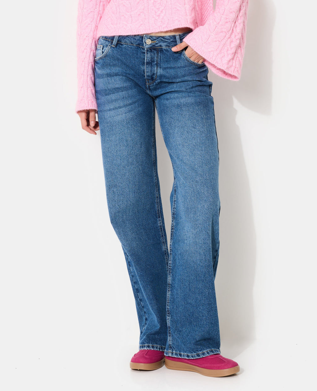 J71-3 / Jean wide taille basse