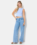J71-2 / Jean wide loose taille medium