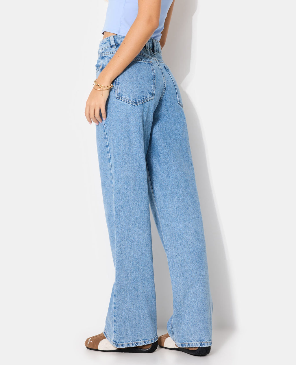 J71-2 / Jean wide loose taille medium