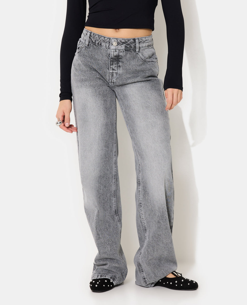J71-3 / Jean wide taille basse