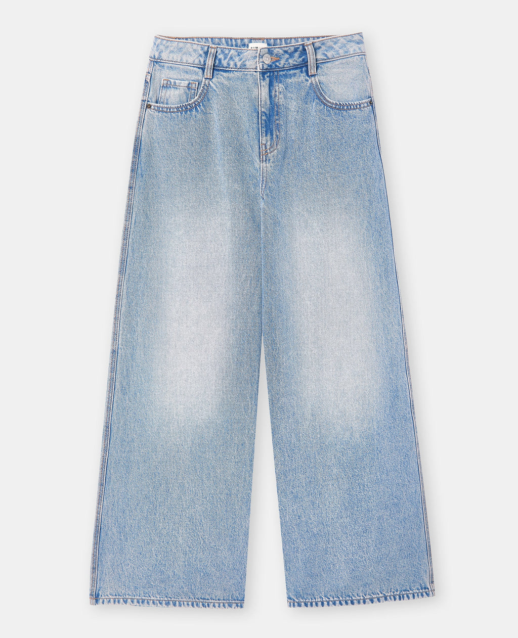 Jean extra wide taille haute