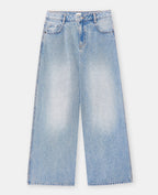 Jean extra wide taille haute