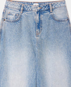 Jean extra wide taille haute