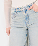 Jean extra wide taille haute
