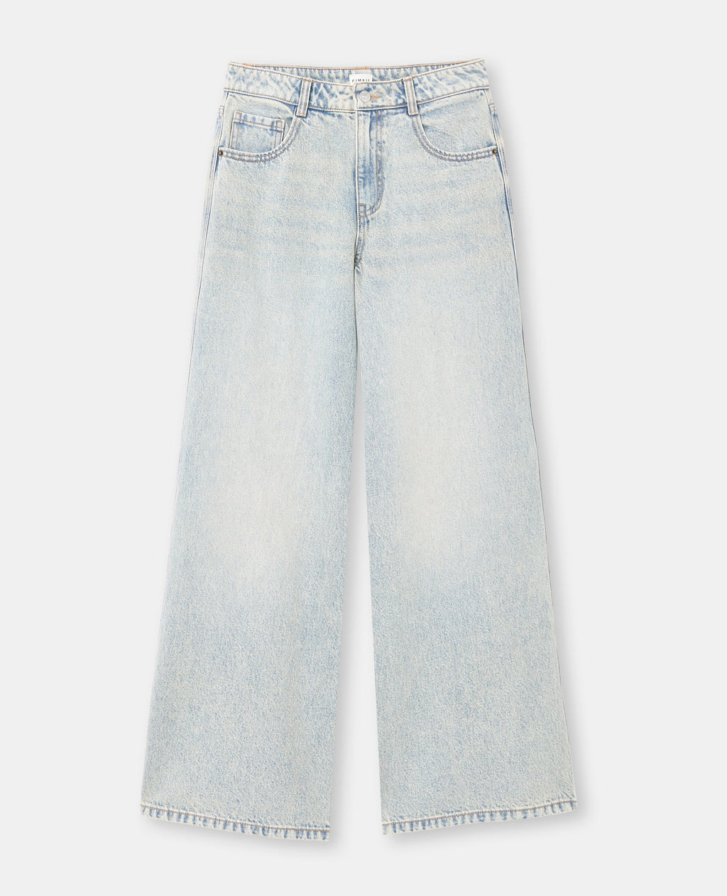 Jean extra wide taille haute