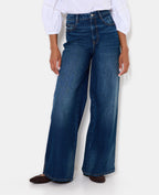 Jean extra wide taille haute