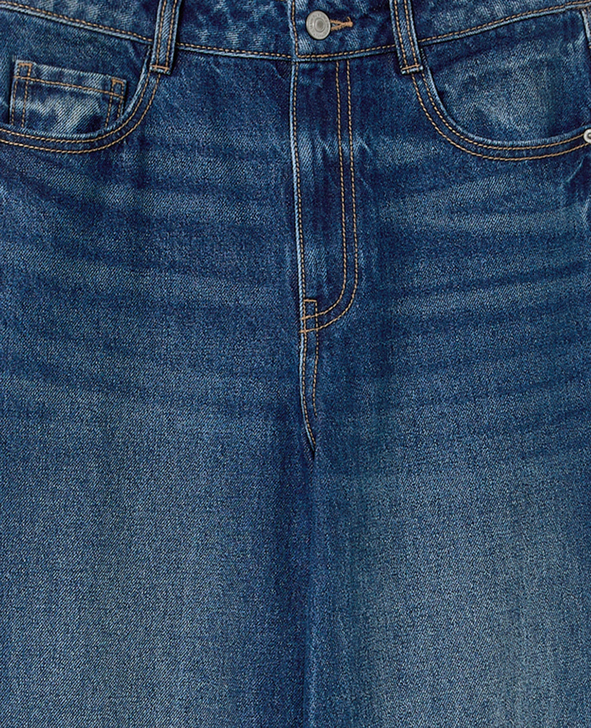 Jean extra wide taille haute