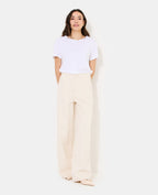 Jean extra wide taille haute avec pinces