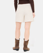 Short en tweed avec lurex
