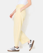 Pantalon barrel taille haute avec ceinture