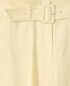 Pantalon barrel taille haute avec ceinture