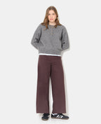 Pantalon barrel en toile