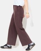 Pantalon barrel en toile