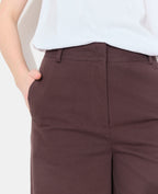 Pantalon barrel en toile