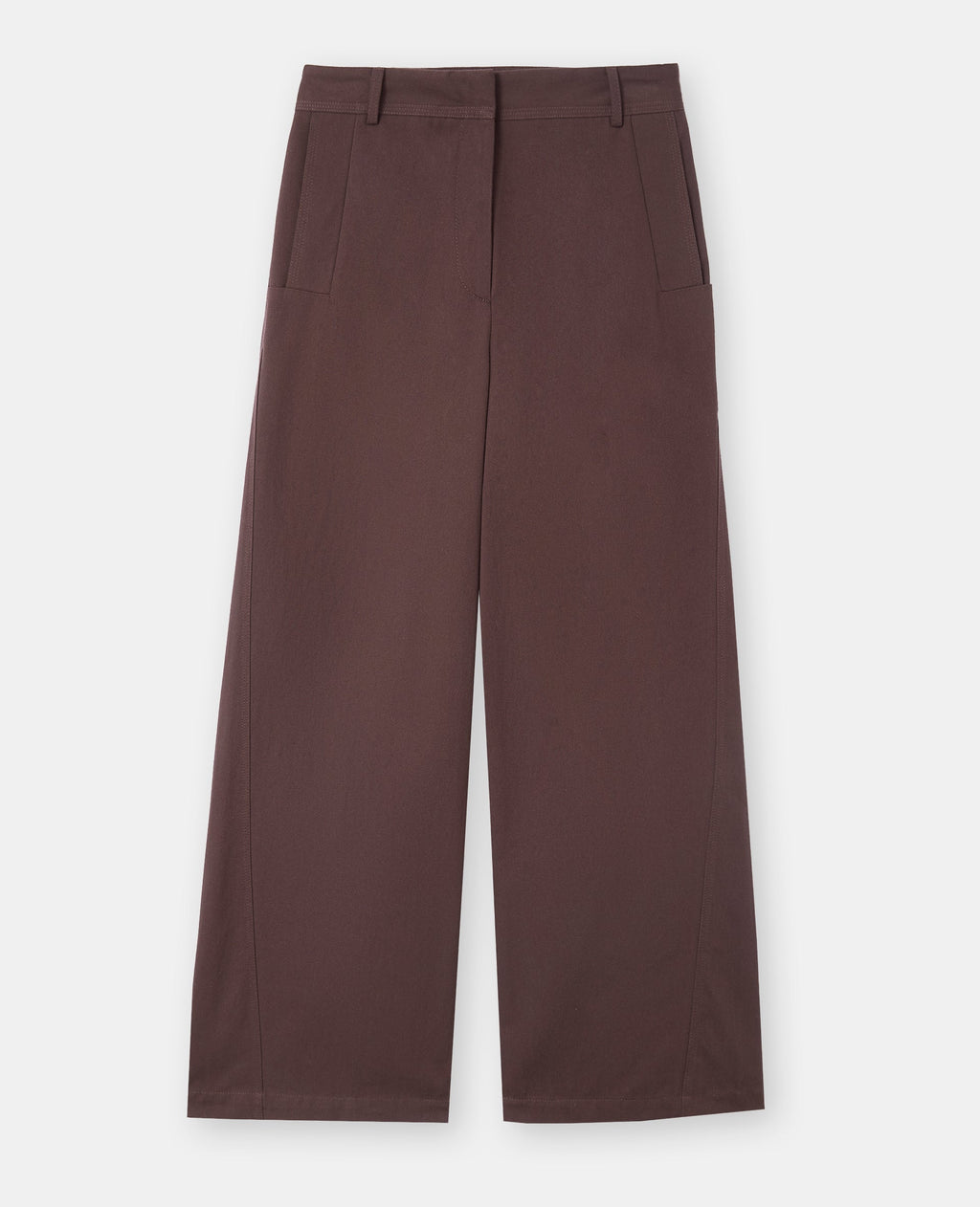 Pantalon barrel en toile