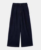 Jean extra wide taille haute avec ceinture