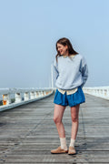 Short boule effet jean