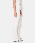 Pantalon flare en maille sculptante maille confort