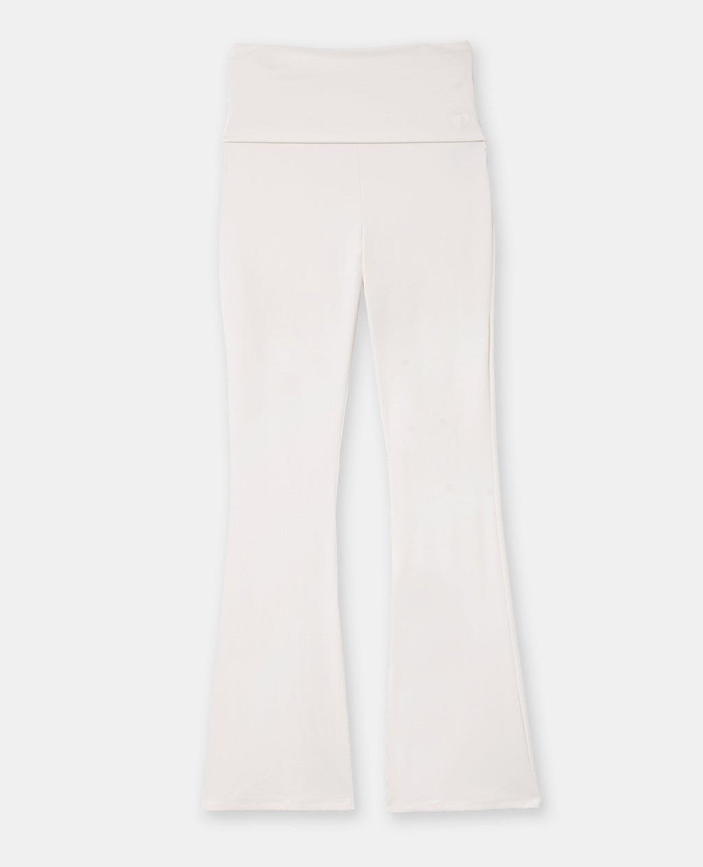 Pantalon flare en maille sculptante maille confort