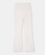Pantalon flare en maille sculptante maille confort