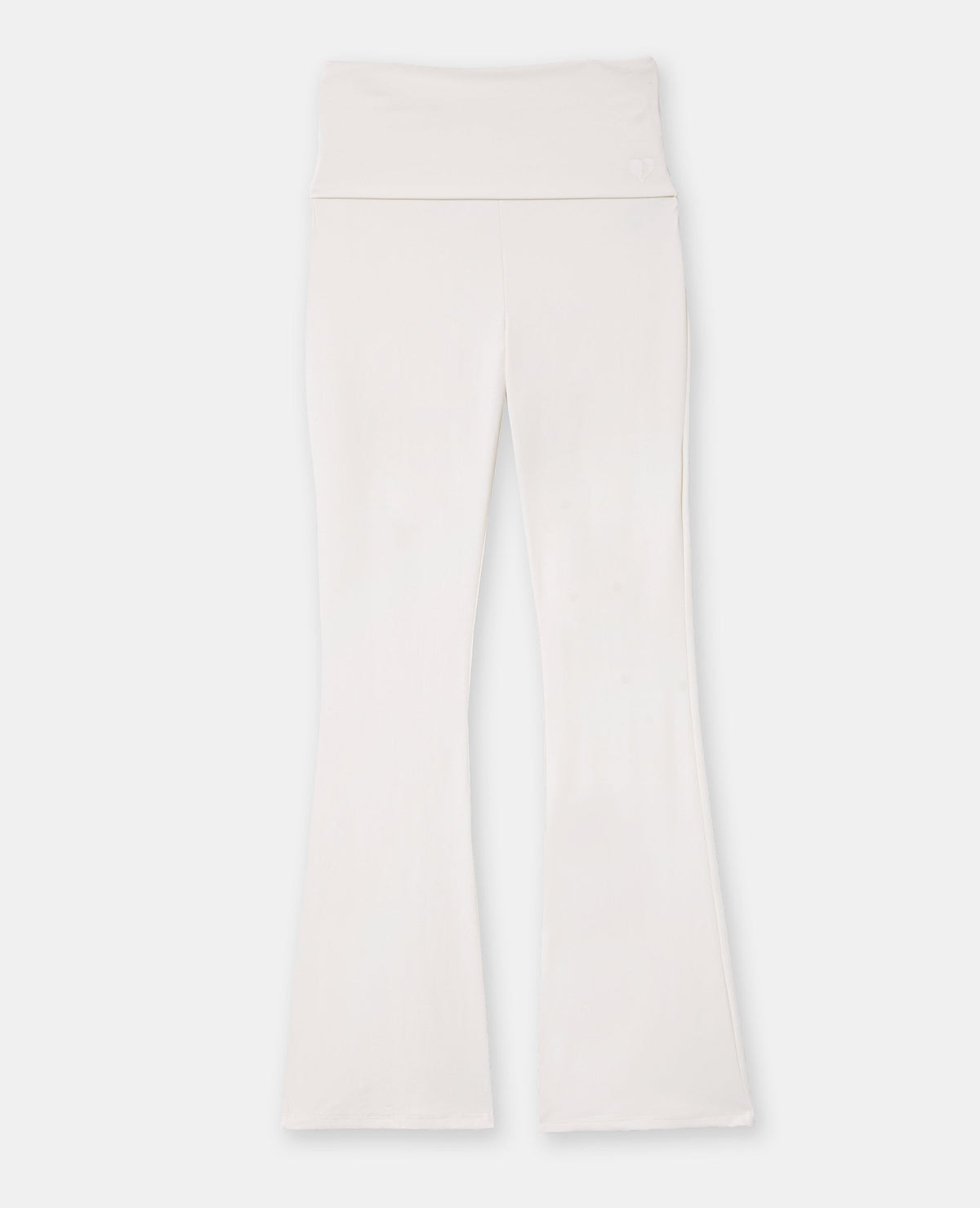 Pantalon flare en maille sculptante maille confort