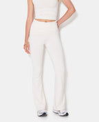 Pantalon flare en maille sculptante maille confort