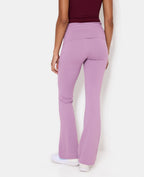 Pantalon flare en maille sculptante taille confort