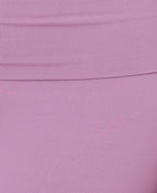 Pantalon flare en maille sculptante taille confort