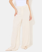 Pantalon droit avec lin