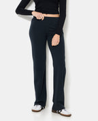 Pantalon droit en molleton avec étoiles dos