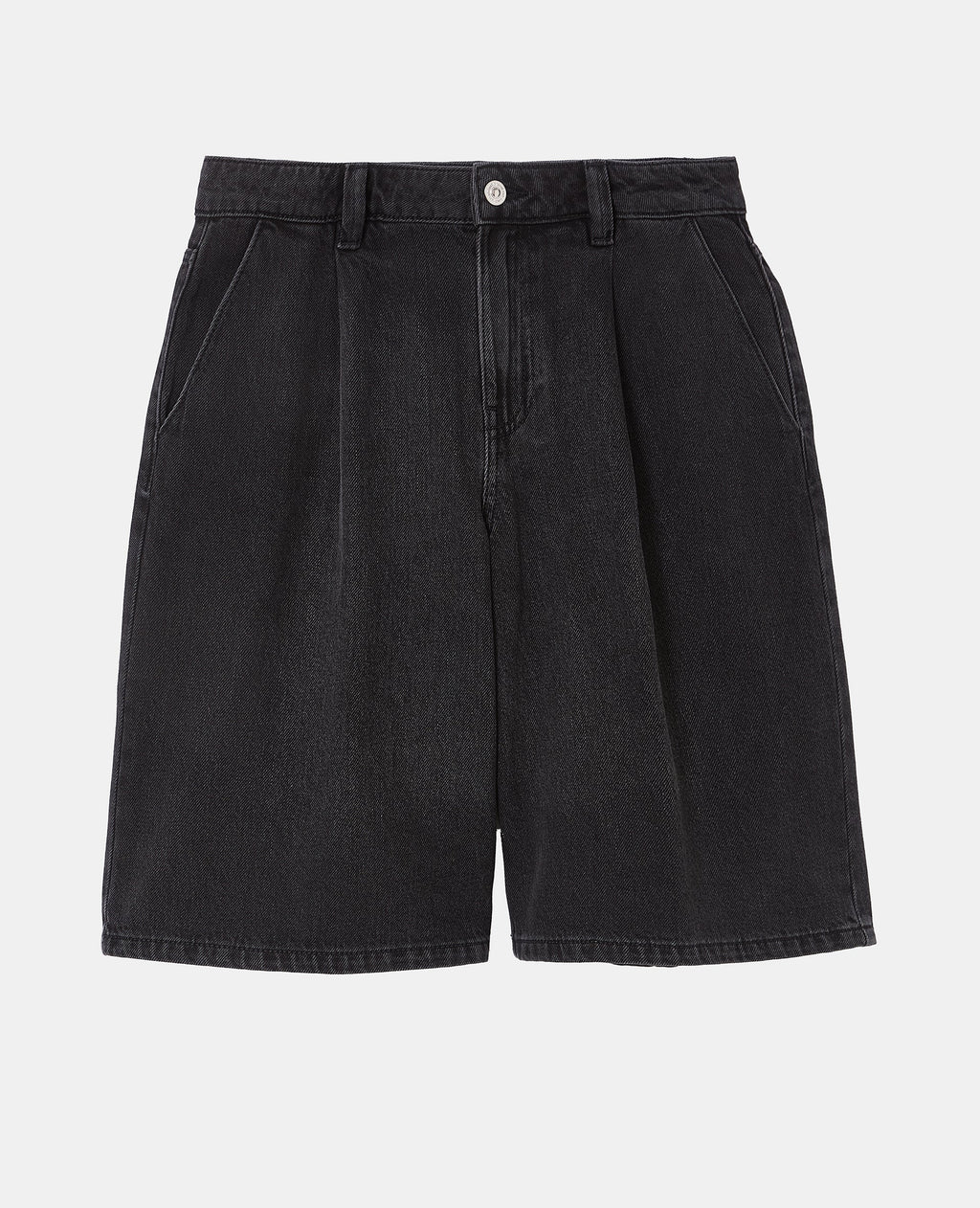 Bermuda en jean avec pinces